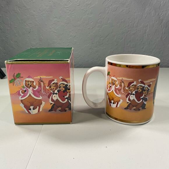 RARE 1996 Walt Disney Christmas Collection Splash mountain mug - Picture 3 of 6